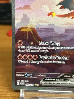 Pokemon TCG Charizard EX 199/165 Scarlet & Violet 151 Card Sir NM/M Condition - Image 4