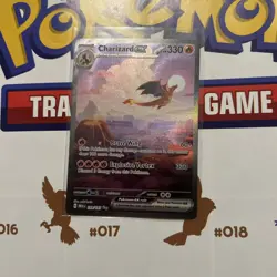 Pokemon TCG Charizard EX 199/165 Scarlet & Violet 151 Card Sir NM/M Condition - Image 1