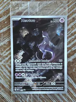 Mewtwo 052 Black Star Promo Scarlet & Violet 151 🔥SEALED UPC PROMO Pokemon Card - Image 1