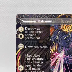 Summon: Bahamut (Borderless) Final Fantasy- Regular- Magic the gathering - Image 3