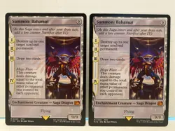 x2 NM Summon: Bahamut Final Fantasy Regular MTG - Image 1