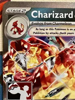 Charizard ex 125/197 Prize Pack Series Promo Stamped Card Holo Pokemon - Image 2
