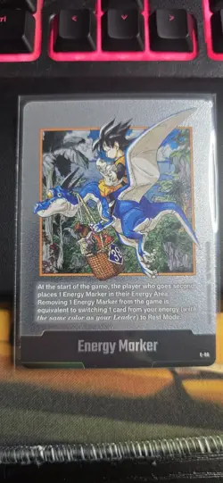 Energy Marker E-86 Silver Manga Booster 02 Dragon Ball Card English - Image 1