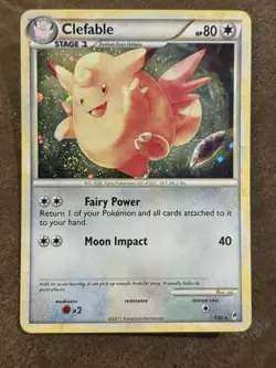 Pokemon Card - Clefable Call of Legends 1/95 Holo Rare Mint - Image 1