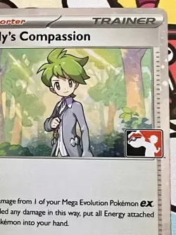 Wally's Compassion Holo Pokemon Prize Pack Series 8 Promo Pokemon Card NM/LP MEG - Image 3