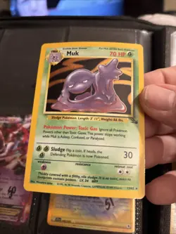 Muk - 13/62 - Pokemon Fossil Unlimited Holo Rare Card WOTC LP T46 - Image 1