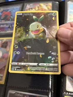 Pokemon TCG Turtwig Crown Zenith: Galarian Gallery Holo Holo Rare Card GG31/GG70 - Image 1