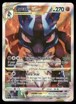 Pokemon Cards Lucario VSTAR SWSH291 SWSH Black Star Promo NM - Image 1