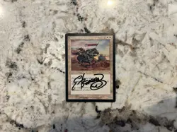 Mtg Signed Card Magic the Gathering Artist Signed Card Rare Edward Beard UU - Image 1
