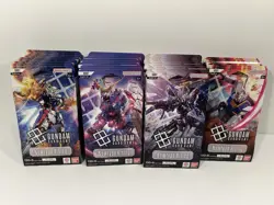 GUNDAM CARD GAME Newtype Rising Sleeved Booster Packs x36 Sealed - GD01 English - Image 1