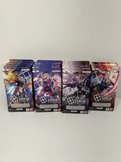 GUNDAM CARD GAME Newtype Rising Sleeved Booster Packs x36 Sealed - GD01 English - Image 2