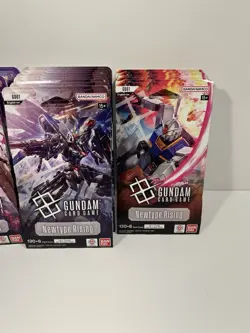GUNDAM CARD GAME Newtype Rising Sleeved Booster Packs x36 Sealed - GD01 English - Image 4