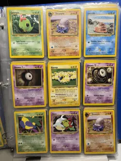 Vintage Pokemon Card Lot – 109 WOTC Pokemon Base Jungle Fossil Neo – LP - Image 5