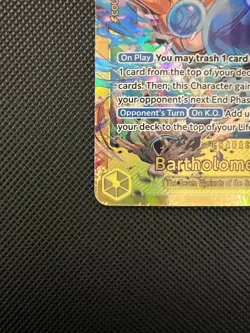 🔥ENG One Piece CCG Bartholomew Kuma OP12-119 SEC Alt Art HOLO NM/M Pack Fresh🔥 - Image 2