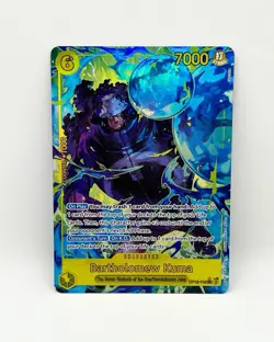 One Piece TCG BARTHOLOMEW KUMA SEC Alt Art OP12-119 English NM/MINT - Image 1