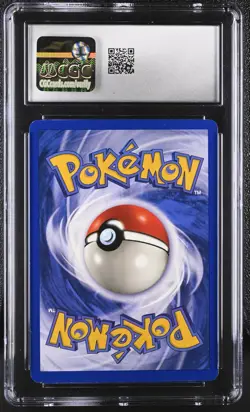 Pokemon CGC 8 Haunter Holo - Fossil Unlimited 6/62 - Additional Ink Error - Image 2