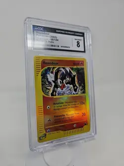CGC 8 NM/MINT Houndour 66/144 REVERSE HOLO Foil Skyridge Pokemon Card - Image 2