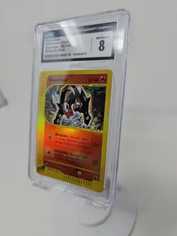 CGC 8 NM/MINT Houndour 66/144 REVERSE HOLO Foil Skyridge Pokemon Card - Image 3