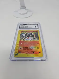 CGC 8 NM/MINT Houndour 66/144 REVERSE HOLO Foil Skyridge Pokemon Card - Image 5
