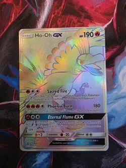 Pokemon TCG HO-OH GX Sun & Moon Sm80 Promo - Image 1