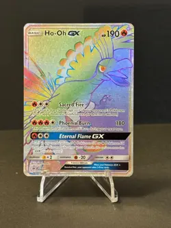 Ho-Oh GX SM80 Black Star Promo Pokemon TCG Full Art Holo 2017 - Image 1