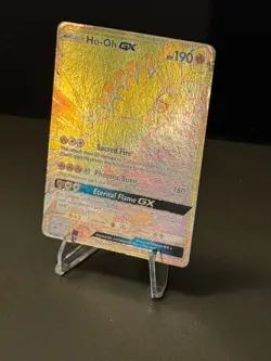 Ho-Oh GX SM80 Black Star Promo Pokemon TCG Full Art Holo 2017 - Image 2