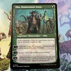 MTG - Oko, Lorwyn Liege/Oko, Shadowmoor Scion - Lorwyn Eclipsed NP Regular - Image 2