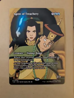 1x - Agent of Treachery - Borderless #09 - Avatar: Eternal - NM MTG - Image 1