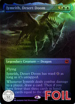 MTG Iymrith, Desert Doom (Borderless) (290) | NM Foil | Forgotten Realms {AFR} - Image 1