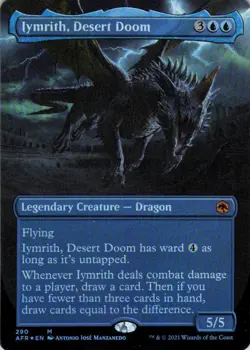 MTG Iymrith, Desert Doom (Borderless) (290) | NM Foil | Forgotten Realms {AFR} - Image 2