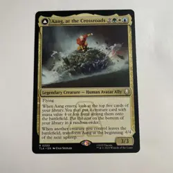 AANG, AT THE CROSSROADS DESTINED SAVIOR x1 mtg NM-M The Last Airbender 1 Rare - Image 1