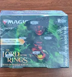 SEALED The Lord of The Rings Tales of Middle Earth collector booster Packs Box - Image 1