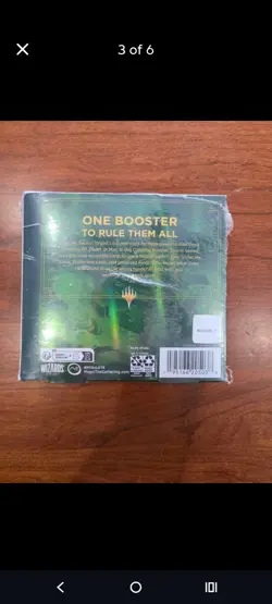 SEALED The Lord of The Rings Tales of Middle Earth collector booster Packs Box - Image 2