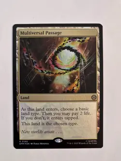 Multiversal Passage - R0180 Foil - Marvel's Spider-Man - Magic the Gathering NM - Image 1