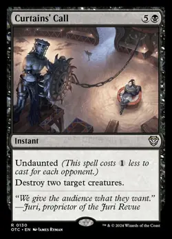 1 x Curtains' Call - Commander: Outlaws of Thunder Junction - NM-Mint - MTG - Image 1