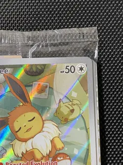 Pokemon Center Exclusive Eevee #173 Stamped Promo Prismatic Evolutions SEALED - Image 3