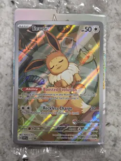Pokemon Center Exclusive Eevee #173 Stamped Promo Prismatic Evolutions SEALED - Image 3