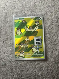 Pokemon Card Pidgey 207/197 Obsidian Flames Holo Illustration Rare Near Mint - Image 3