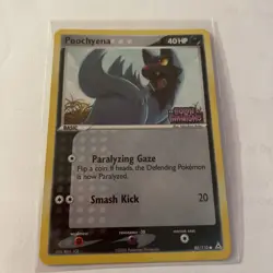 Pokemon Poochyena Holon Phantoms Reverse Holo Common Card 80/110 Stamped - Image 1