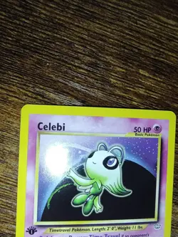 Celebi 1st Edition 3/64 Neo Revelation Holo Rare Pokemon - Image 4