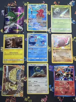 Pokemon Card 9 Card Lot - Gallade EX, Pikachu, 1st Edition - LP TO DMG - Image 1