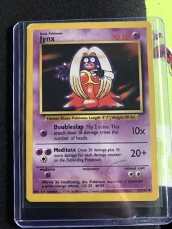 1999 Pokemon Set Shadowless Jynx #31/102 - Image 1