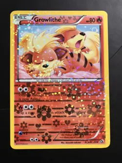 Pokemon TCG Growlithe RC4/RC25 Holo Radiant Collection - Image 1