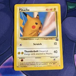 Pokemon Pikachu SNAP #26 WoTC Black Star Promo - Image 1