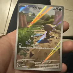 Paldean Wooper 102/094 Illustration Rare English Pokemon Card Phantasmal Flames - Image 1