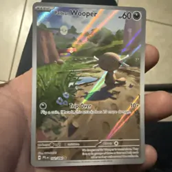 Paldean Wooper 102/094 Illustration Rare English Pokemon Card Phantasmal Flames - Image 2