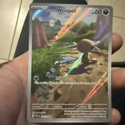 Paldean Wooper 102/094 Illustration Rare English Pokemon Card Phantasmal Flames - Image 3