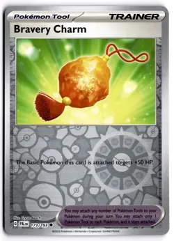 Pokemon TCG Bravery Charm 173/193 Sv02: Paldea Evolved Reverse Holo - Image 1