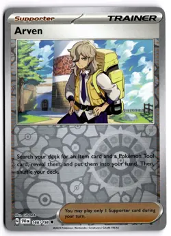 Pokemon TCG Arven 166/198 Sv01: Scarlet & Violet Base Set Reverse Holo - Image 1