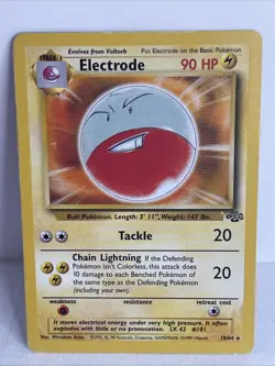 Pokemon TCG Electrode 18/64 Jungle Regular Card Unlimited WOTC - Image 1